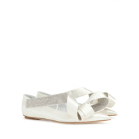Ballerines Area Marquise - Bianco & Crystal