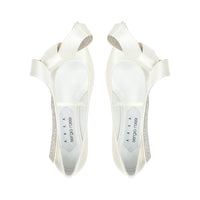 Ballerines Area Marquise - Bianco & Crystal