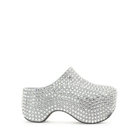 Mules compensées Area Bomb - Silver & Crystal