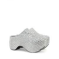 Mules compensées Area Bomb - Silver & Crystal