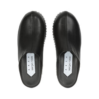 Area Bomb wedge mules - Nero & Crystal