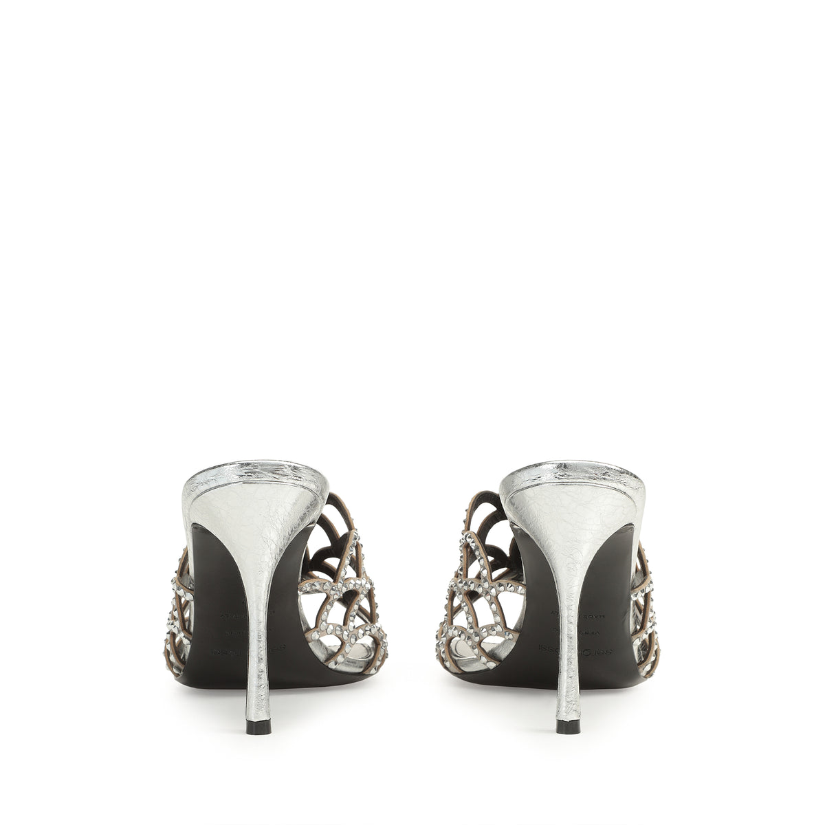 SŒUR SIRÈNE ROCHER LAME'+ROYAL+STRASS SABOTS