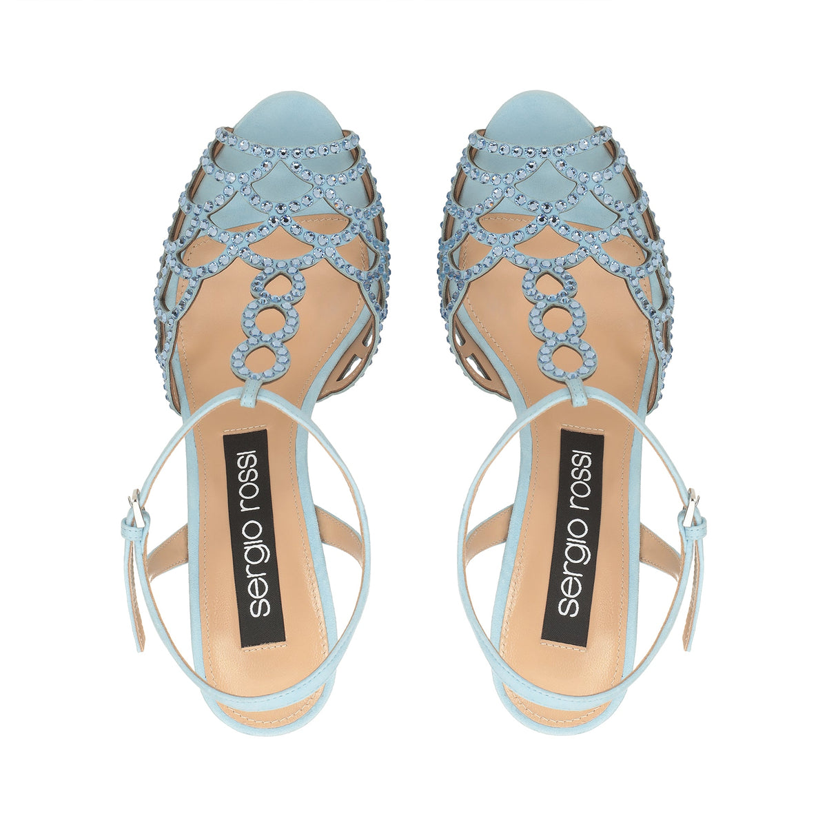 SANDALES SR. SIRÈNE ROYALE + STRASS COULEUR