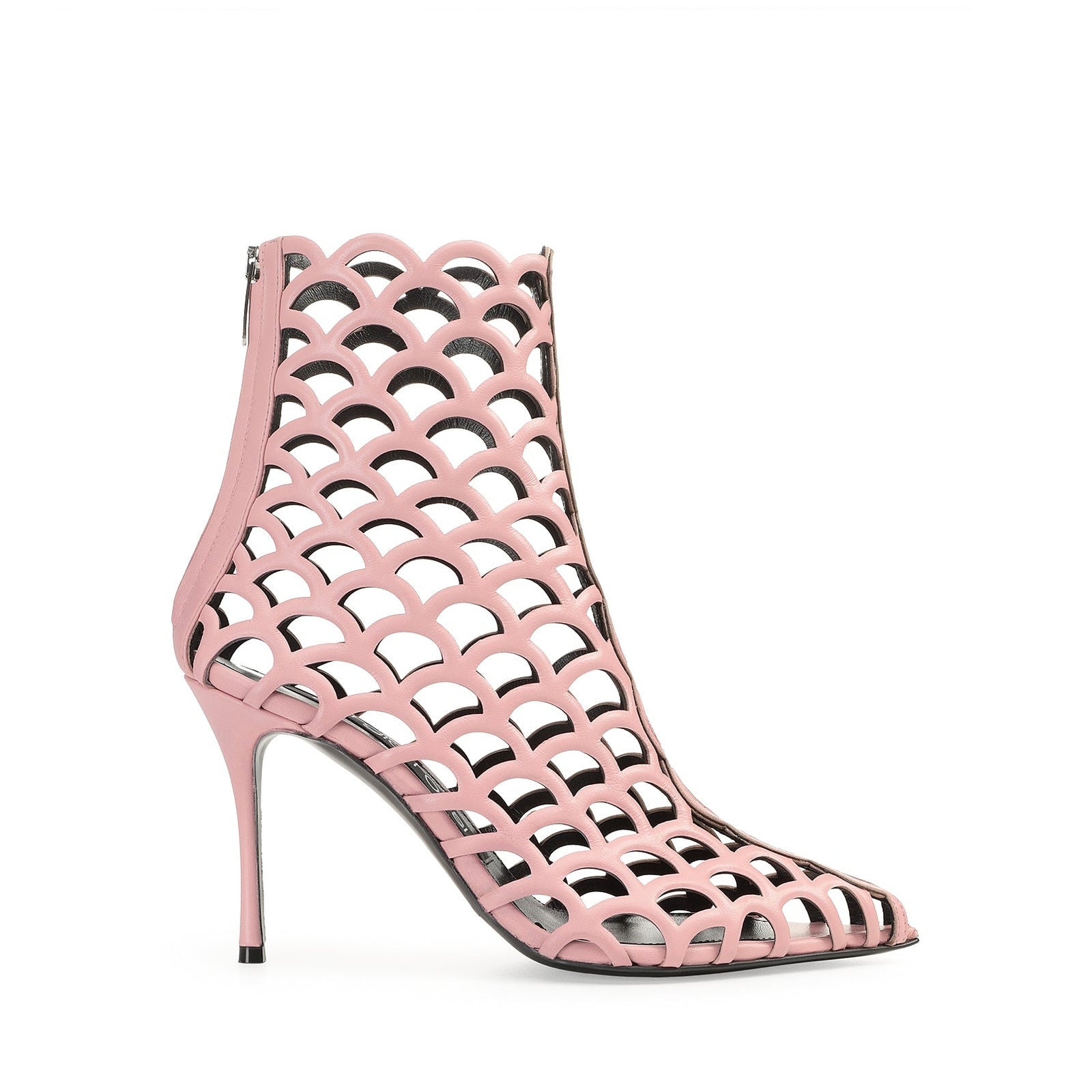 Bottines Sr Mermaid 90 en cuir - Light Rose