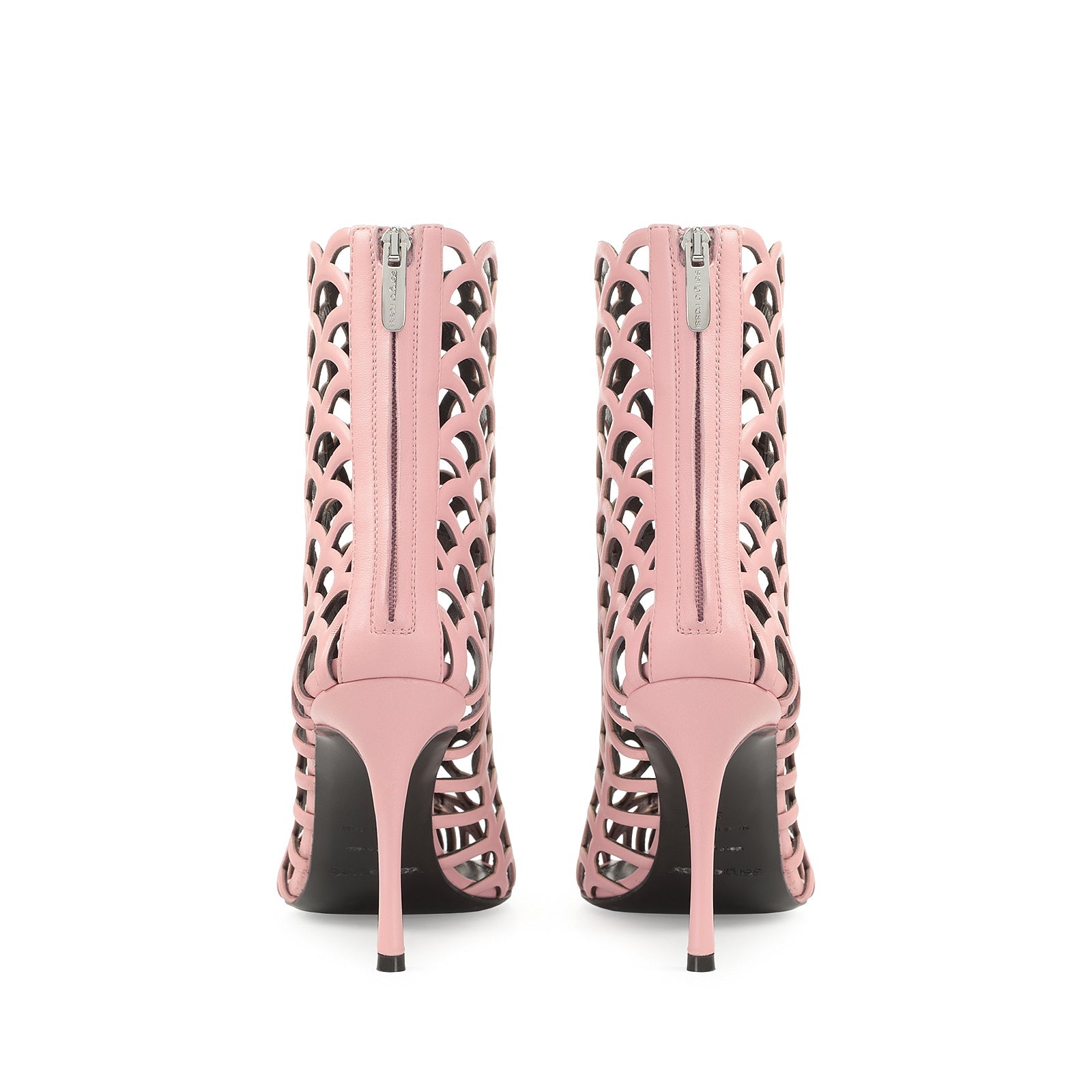 Bottines Sr Mermaid 90 en cuir - Light Rose
