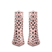 Bottines Sr Mermaid 90 en cuir - Light Rose
