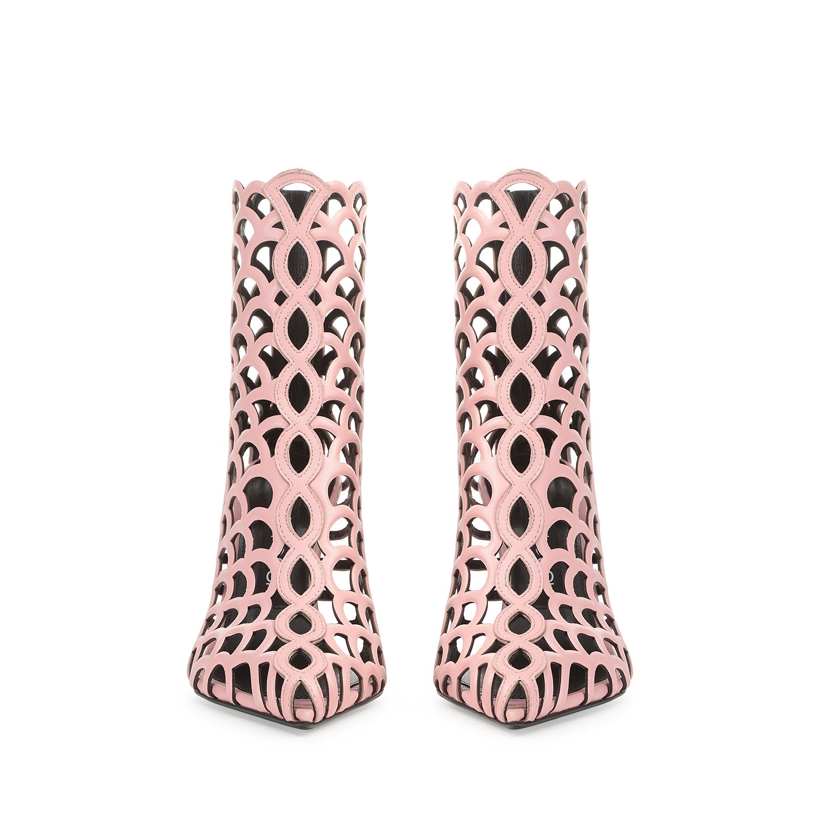 Bottines Sr Mermaid 90 en cuir - Light Rose