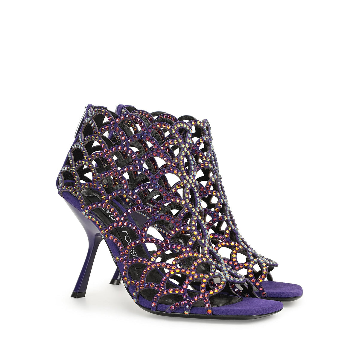 SANDALES SR. SIRÈNE ROYALE + STRASS COULEUR