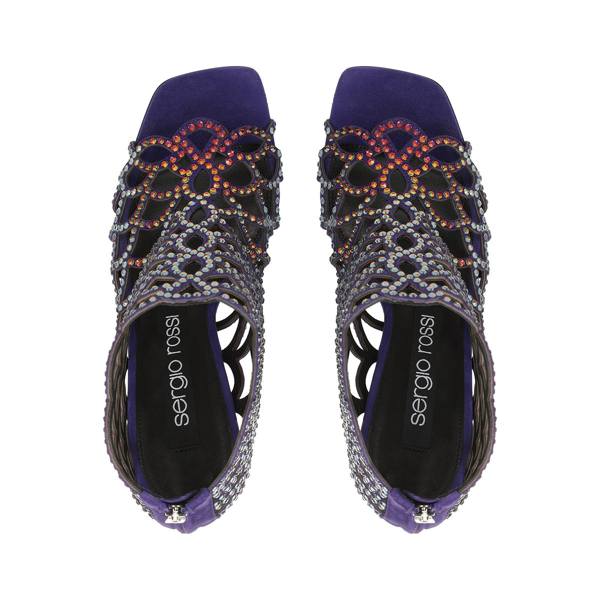SANDALES SR. SIRÈNE ROYALE + STRASS COULEUR