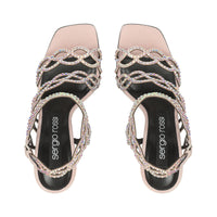 SANDALES SR. SIRÈNE ROYALE + STRASS COULEUR