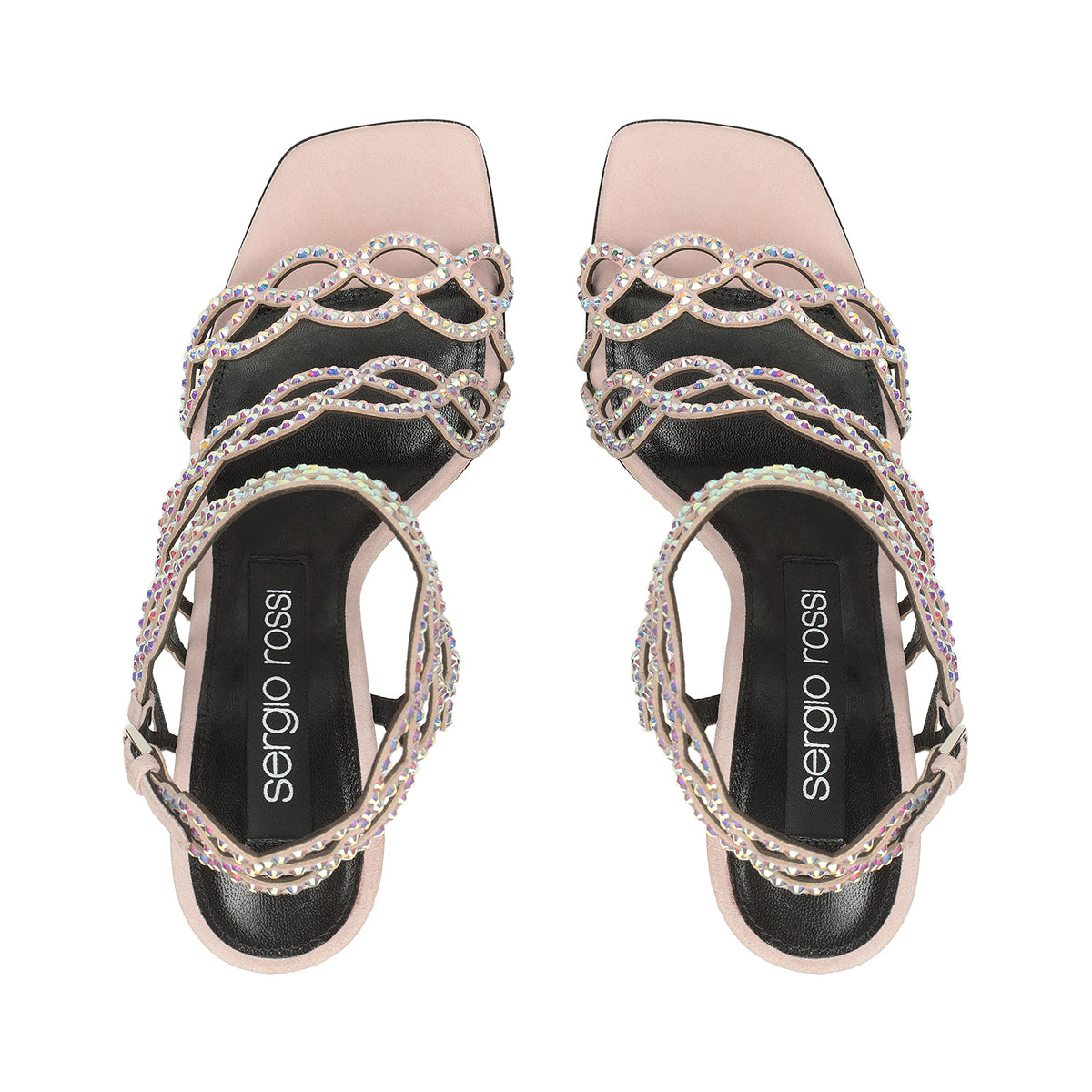 SANDALES SR. SIRÈNE ROYALE + STRASS COULEUR