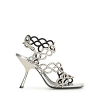 SANDALES SR. SIRÈNE ROCHER LAME'+ROYAL+STRASS