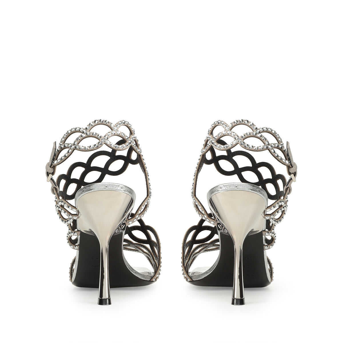 SANDALES SR. SIRÈNE ROCHER LAME'+ROYAL+STRASS