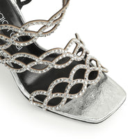 SANDALES SR. SIRÈNE ROCHER LAME'+ROYAL+STRASS