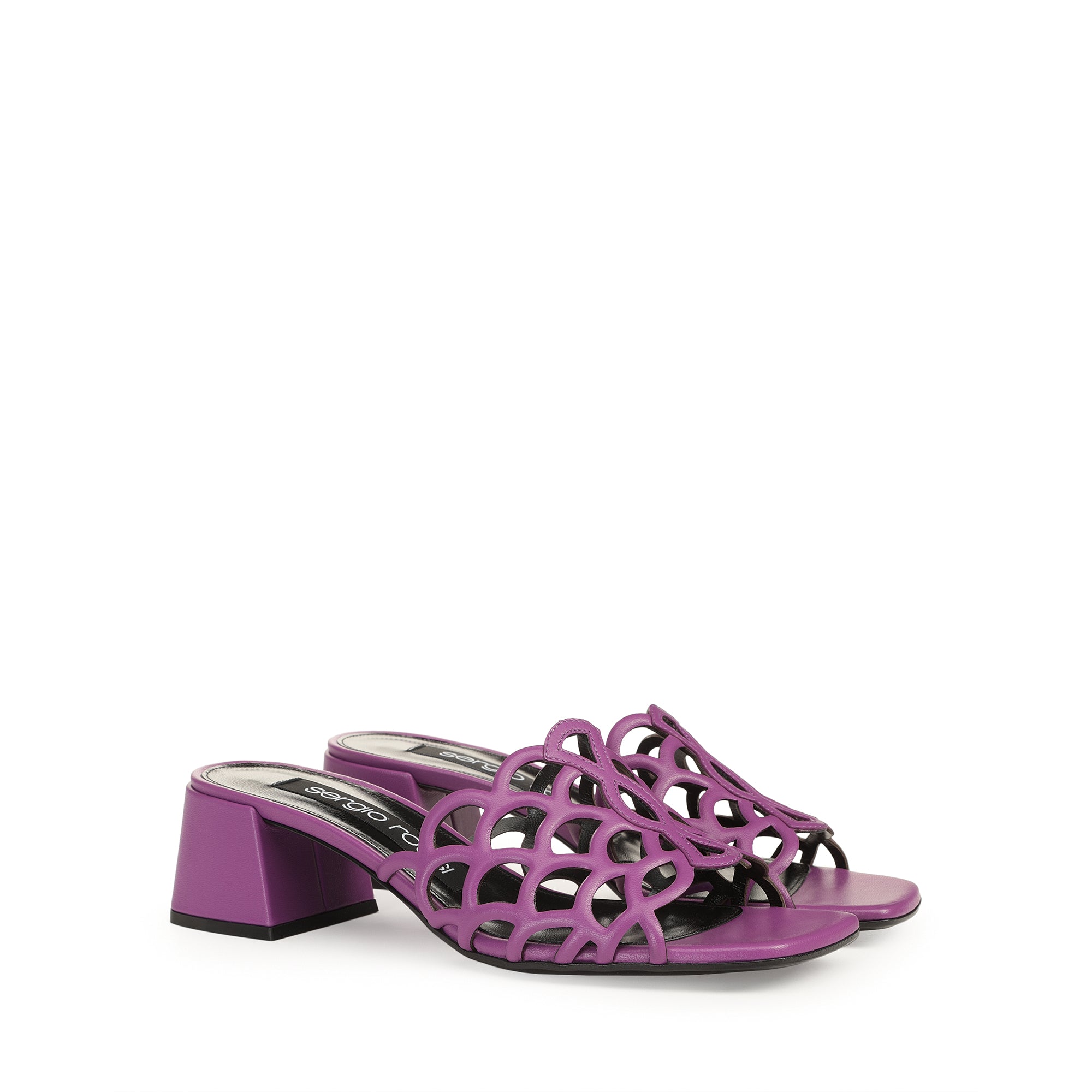 Mules Sr Mermaid 45 en cuir - Buganvilia