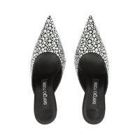 CRÊPE SR LIYA SATIN+SABOT PLAT AVEC STRASS