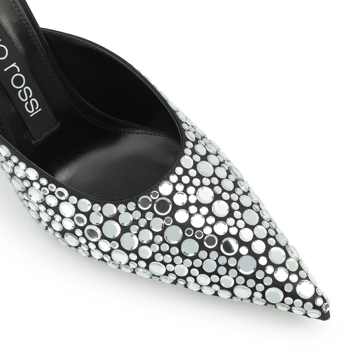 CRÊPE SR LIYA SATIN+SABOT PLAT AVEC STRASS