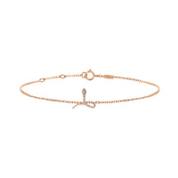 BRACELET MAGIC TOUCH OR ROSE MOTIF SERPENT