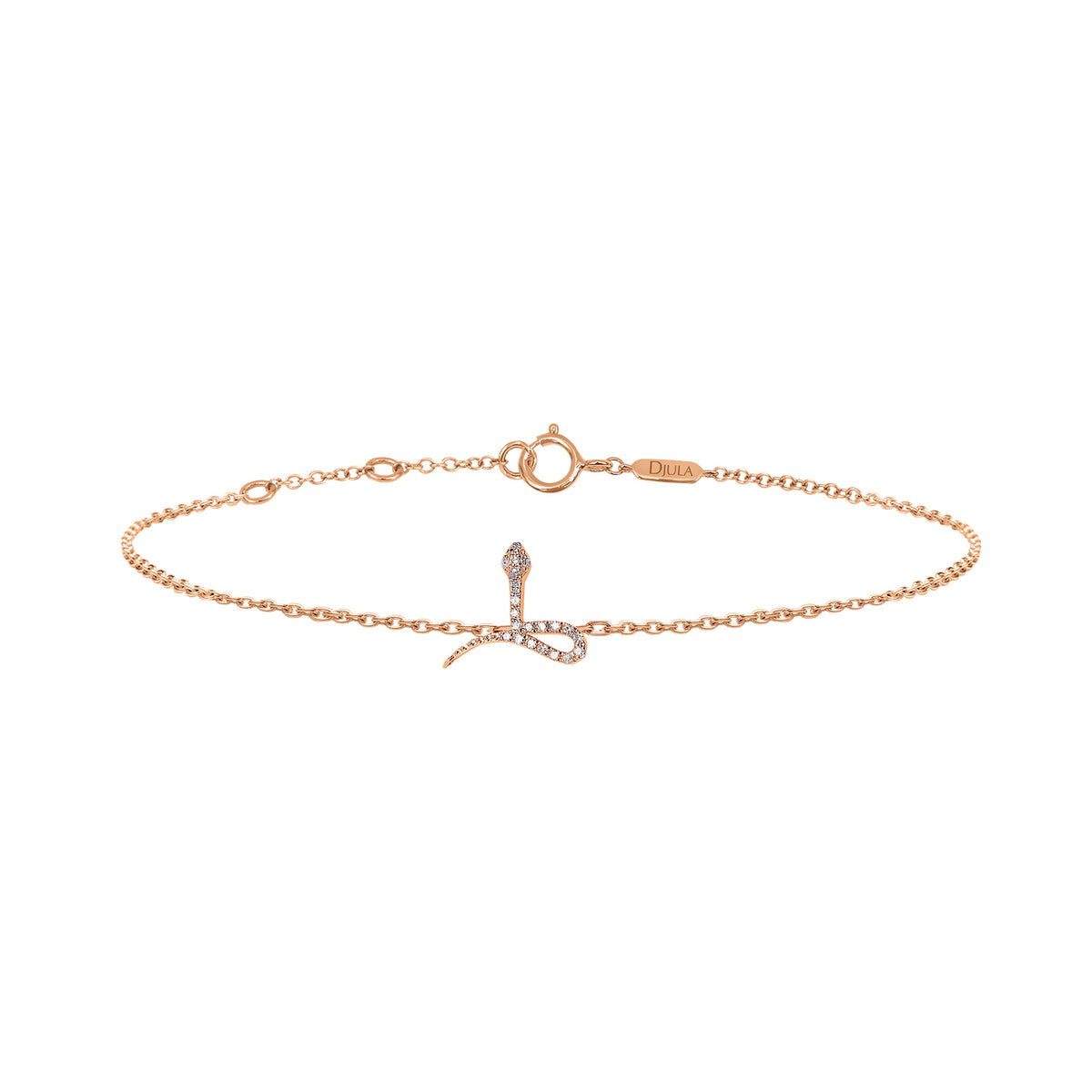 BRACELET MAGIC TOUCH OR ROSE MOTIF SERPENT