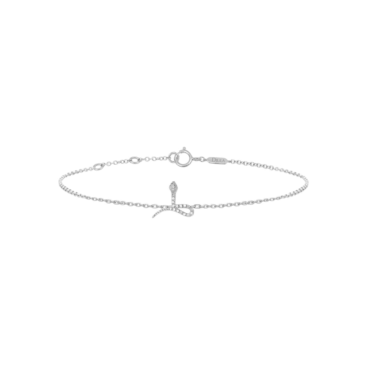BRACELET MAGIC TOUCH OR BLANC MOTIF SERPENT