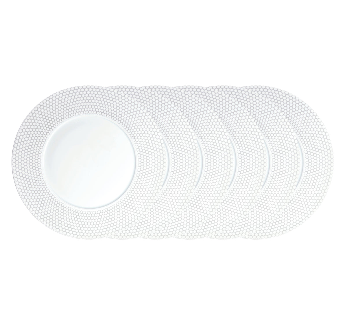 Lot de 6 assiettes plates Madison en porcelaine - Porcelaine