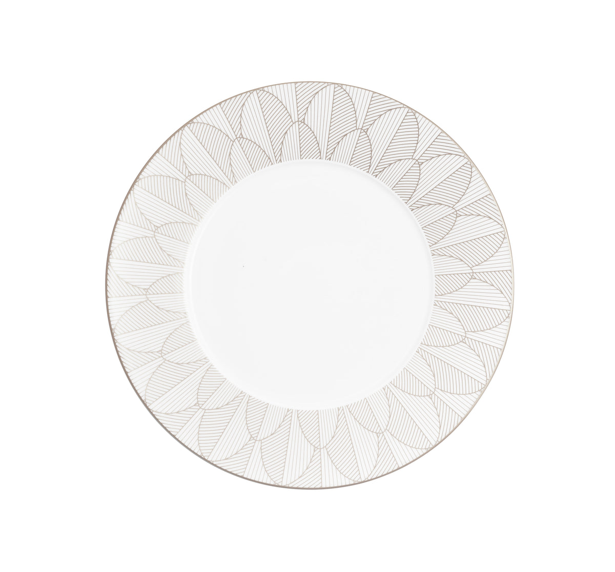 Assiette à dîner platine 27 cm Malmaison impériale PO