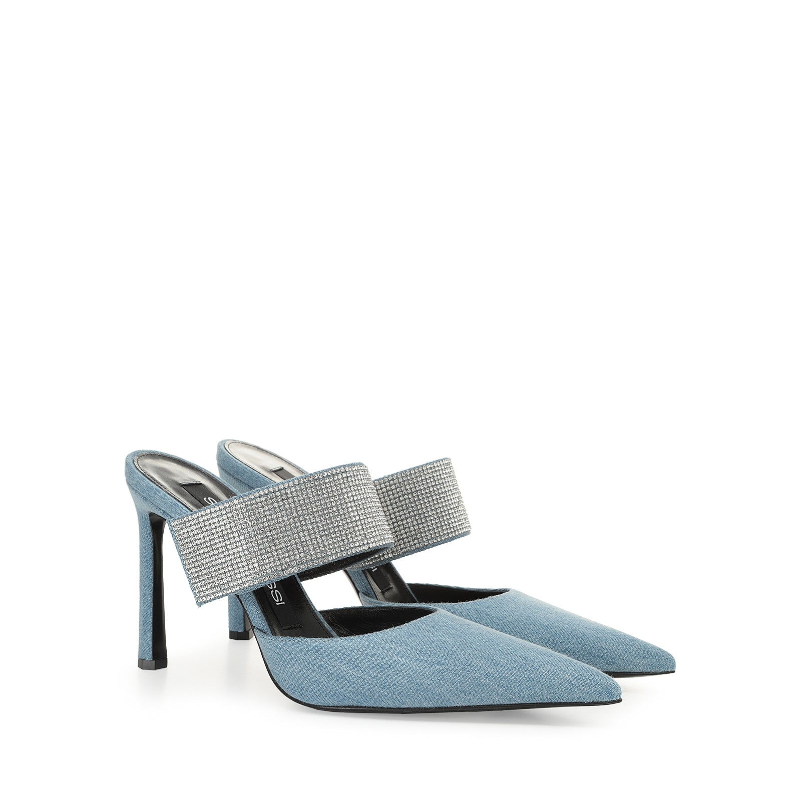 Mules à talons Sr Paris 95 - Blue & Nero