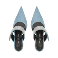 Mules à talons Sr Paris 95 - Blue & Nero