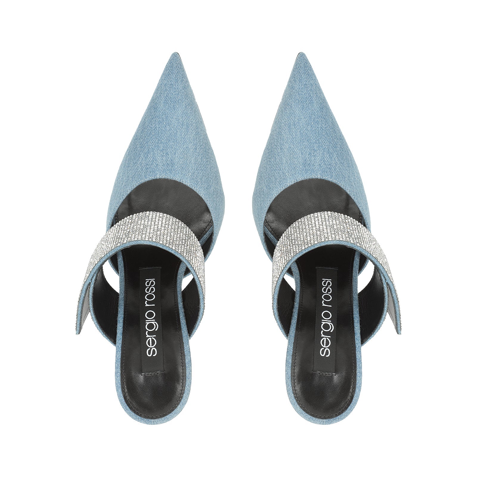 Mules à talons Sr Paris 95 - Blue & Nero