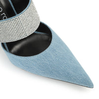 Mules à talons Sr Paris 95 - Blue & Nero