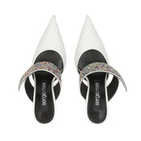 SR PARIS SABOT NAPPA+ROYAL+STRASS