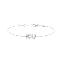 BRACELET  OR BLANC