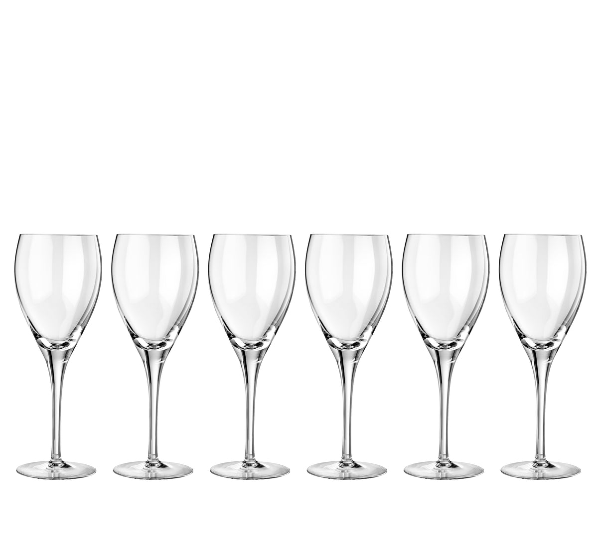 Lot de 6 verres à eau en cristal - Cristal
