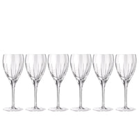 Set of 6 Iriana Cristal red wine glasses - Cristal