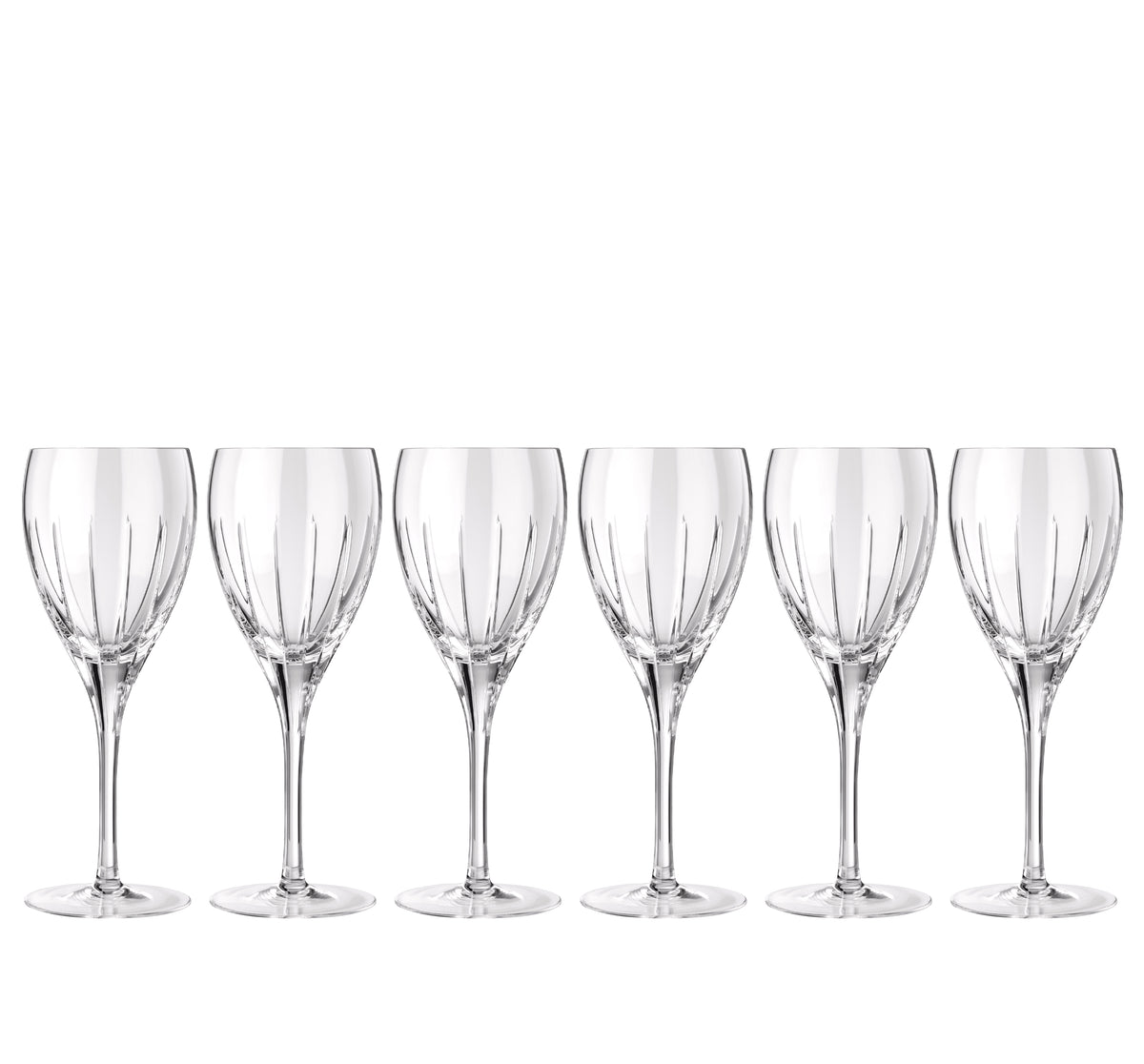 Set of 6 Iriana Cristal red wine glasses - Cristal