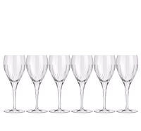 Lot de 6 verres à vin blanc Iriana en cristal - Cristal