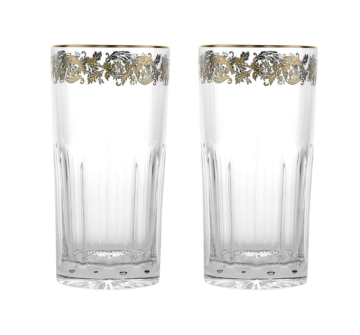 Verre à orangeade blanc Marly - Cristal