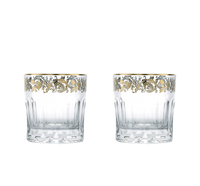 Lot de 2 verres à whisky double blanc Marly - Cristal