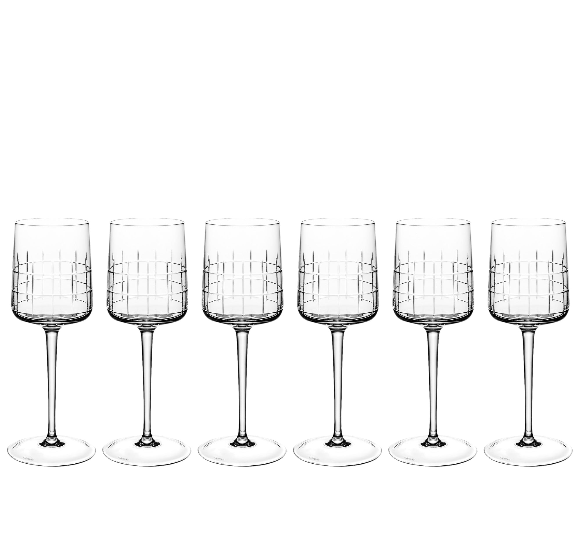 Red wine glasses - Cristal