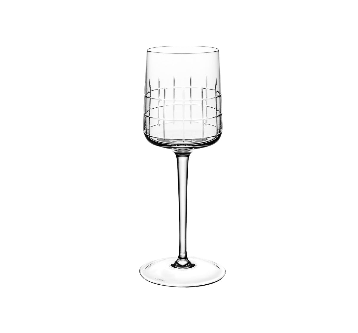 Lot de 6 verres à vin blanc Graphik Cristal - Cristal