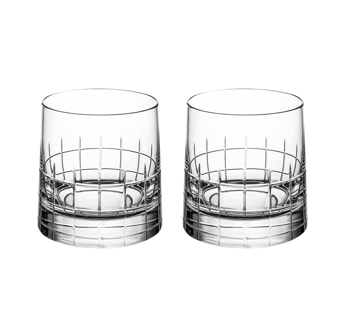 Set of 2 whisky glasses - Crystal