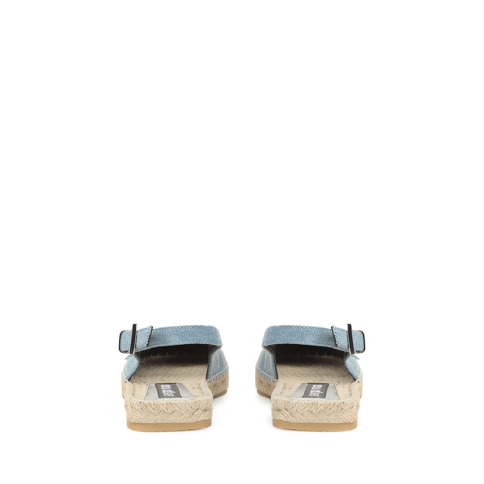 Slingback plats Sr Nora en tissu - Blue