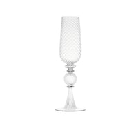 Set of 2 champagne flutes - Crystal