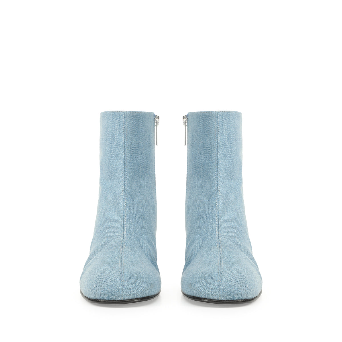 BOTTES ROUGES OUI JEANS + JEANS DELAVE »