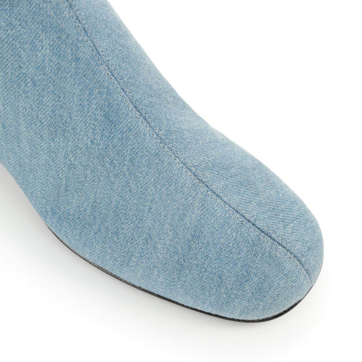 BOTTES ROUGES OUI JEANS + JEANS DELAVE »