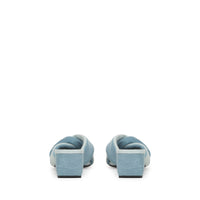 Mules Si Rossi 45 en tissu - Blue