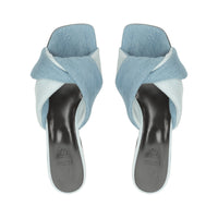 Mules Si Rossi 45 en tissu - Blue