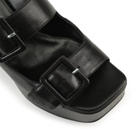 MULE DOUX DE NAPPA ROUGE ROUGE