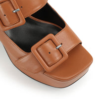 MULE DOUX DE NAPPA ROUGE ROUGE