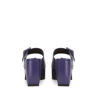 Mules à plateforme Si Rossi 90 en cuir - Iris